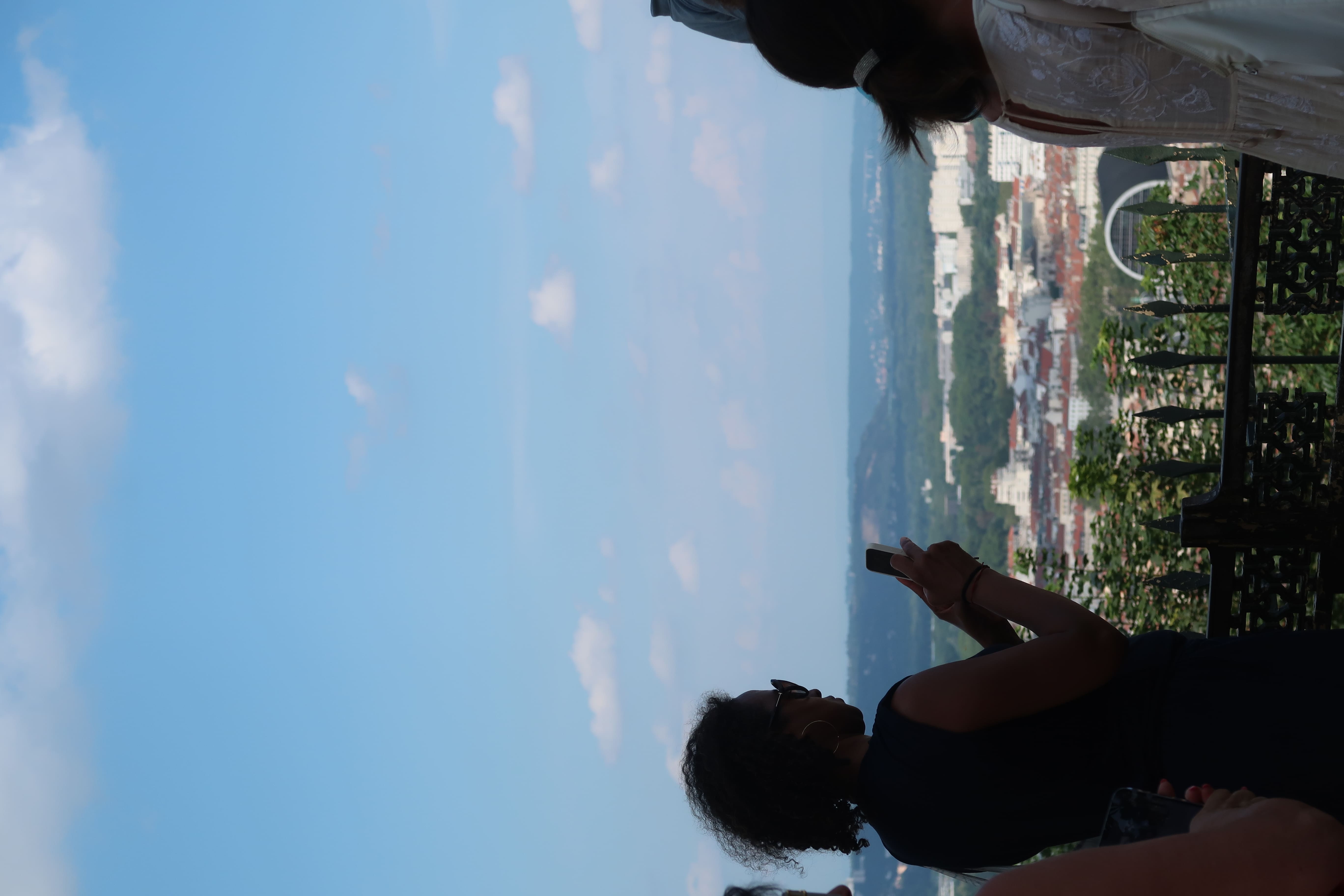 Overlooking the city